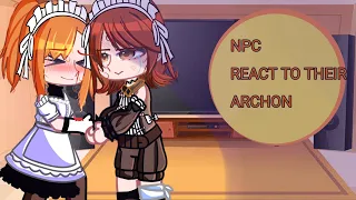 NPCs React To Their Archon (Mondstadt)Venti 16 || Genshin Impact || Gacha Nox || GCRV || TodoSimPLE