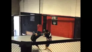 Conor McGregor training for fight against Jose Aldo at UFC 194