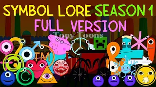 Symbol Lore SEASON 1 | Full Version | All Parts (Continuation Alphabet Lore But Symbols)
