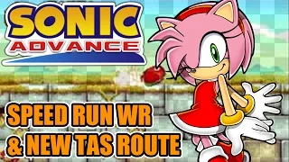 [WR] Sonic Advance: Angel Island 1 (Amy) - (0:47.57) & TAS No Death WR (0:36.17)