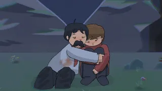 Grian needs a hug. | Hermitcraft short Animation (Grian and Mumbo)