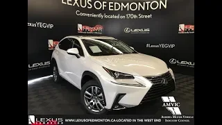 White 2019 Lexus NX 300 Premium Package Review Edmonton Alberta - Lexus of Edmonton New
