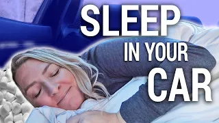 How To Sleep in a Car Comfortably (CAR MATTRESS DEMONSTRATION) | Living in My Car