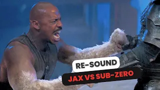 Mortal Kombat (2021) - JAX VS SUB-ZERO【RE-SOUND🔊】