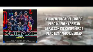 cuidame remix (letra)