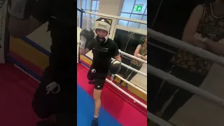 POV boxing a taller opponent #boxing #sparring #pov