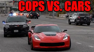 COPS VS. CARS LEAVING CARS AND COFFEE HOUSTON!!!