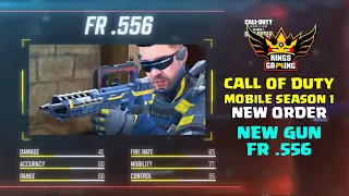 SEASON 1 NEW GUN FR .556 GAMEPLAY CALL OF DUTY MOBILE | COD MOBILE NEW SEASON 1 NEW ORDER GUN FR 556