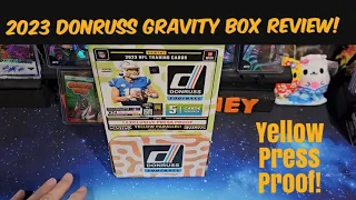 2023 Donruss Football Gravity Box Product Review! Exclusive Yellow parallels!