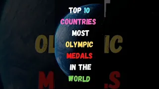 Top 10 Olympic Medals Winning Countries In The World || Olympic Medals||#shorts #olympics @aurfacts