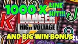 HIGH VOLTAGE (BIG TIME GAMING) 1000 X **HUGE LINE HIT** & SUPER BONUS WIN