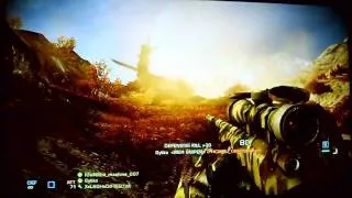 Bad Company 2: PS3 -- 600+ Marksman Headshot, + Noscope Blackhawk pilot