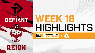 Toronto Defiant VS Atlanta Reign - Overwatch League 2021 Highlights | Week 18 Day 4