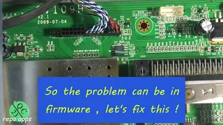 How To Fix lcd tv THES TL3251BTP chassis CV109H V2.1 wont turn On  SOLVED !!