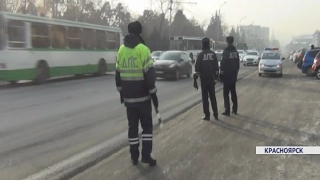 В Красноярске пьяный водитель без прав арестован на десять суток (Новости 20.02.17)