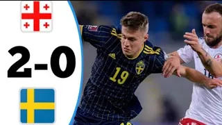 Georgia Vs Sweden 2–0 Goals Highlights - 2021 HD