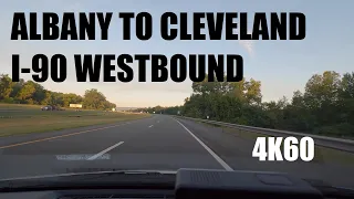 I-90 WB: NY Exit 25A to Amherst, OH Service Plaza 4K60