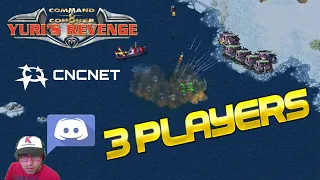 3 Players Yuri's Revenge Gameplay + Discord chat in a Online Multiplayer CnCNet Free for All Game ❤️