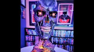 PureArts Terminator 2 Judgement Day 1:1 scale art bust Battle Damaged version Unboxing and Review