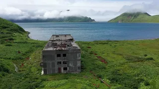 Abandoned military base at Simushir Island