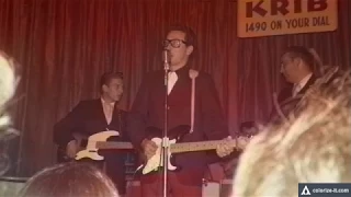 Buddy Holly in color with crash picture