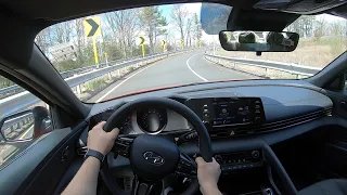 2021 Hyundai Elantra N Line POV Test drive and impressions