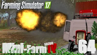 Farming Simulator 17 Mini-Farm #64 - "Wyburzanie stodoły"