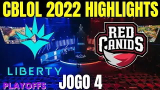 LBR x RED HIGHLIGHTS JOGO 4 CBLOL Playoffs 2022 Liberty x RED | CBLOL MELHORES MOMENTOS