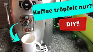Saeco Kaffeevollautomat Kaffee tropft nur  [Do it yourself]