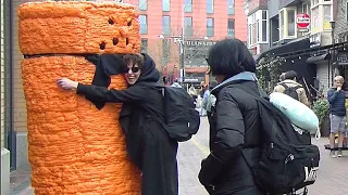 The Carrot gives Free Hugs !! Angry Carrot Prank !!