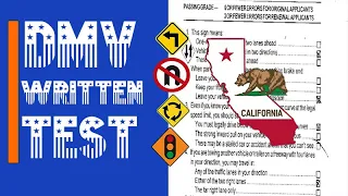 FREE California DMV Written Test  Real 2024 DMV Driving Test best 50 QUESTIONS