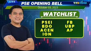 SHORT SELLING RULES | STOCKS REVIEW BY REQUEST | PSE Opening Bell Live October 03, 2023