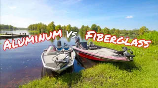 ALUMINUM vs FIBERGLASS Bass Boat Challenge (Surprising Results!)