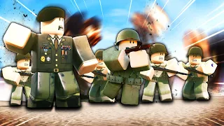 I command a 100 Player RAID on ROBLOX WW2 D-DAY