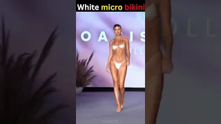 White Micro Bikini | Ramp walk | rate out of 10?