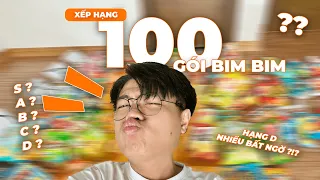 Xếp hạng 100 GÓI BIM BIM (Phần 1) | TRƯỜNG TRUE