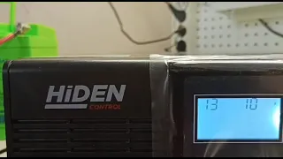 Тест заводских настроек ИБП Hiden Hiden Control HPS20-0312 (12В 300Вт)