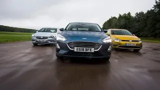 2019 Ford Focus vs 2018 Opel Astra vs 2018 Volkswagen Golf