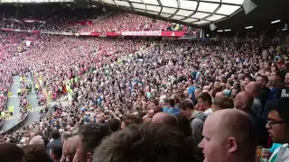 Man City fans in old trafford