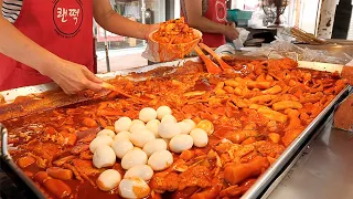 BEST 4 Amazing! Korean street food "tteokbokki"