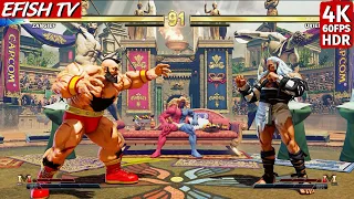 Zangief vs Urien (Hardest AI) - Street Fighter V