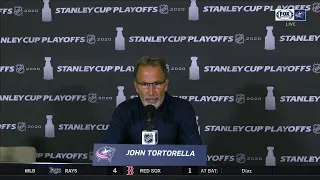 John Tortorella recaps 4th longest NHL Stanley Cup Playoff game [BLUE JACKETS-LIGHTNING POSTGAME]