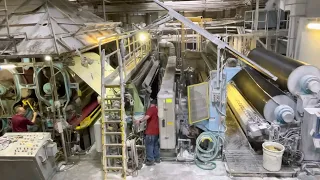 Pt 2 threading the paper machine up