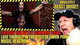 Anthony Vincent (10 second songs) " EMINEM LOSE YOURSELF IN THE STYLE OF LINKIN PARK " [ Reaction ]