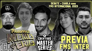 CREATORS MASTER SERIES | 00x01 | FMS Internacional | Charla y Debate con 1 creador de cada país FMS