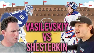 Ryan Whitney And Cameraman Get In BLOWOUT Over Who Is Better Igor Shesterkin or Andrei Vasilevskiy