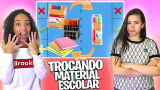 TROCANDO MATERIAL ESCOLAR * LARI VS MANUZINHA