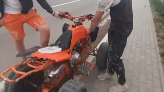 Alex aduce un yamaha mbk la reparat, dezastru, daună totală 💥