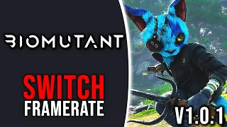 Biomutant - Nintendo Switch (Patch 1.0.1) Frame Rate Test