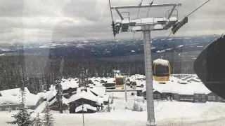 Big White Ski Resort Brand New Gondola car ride